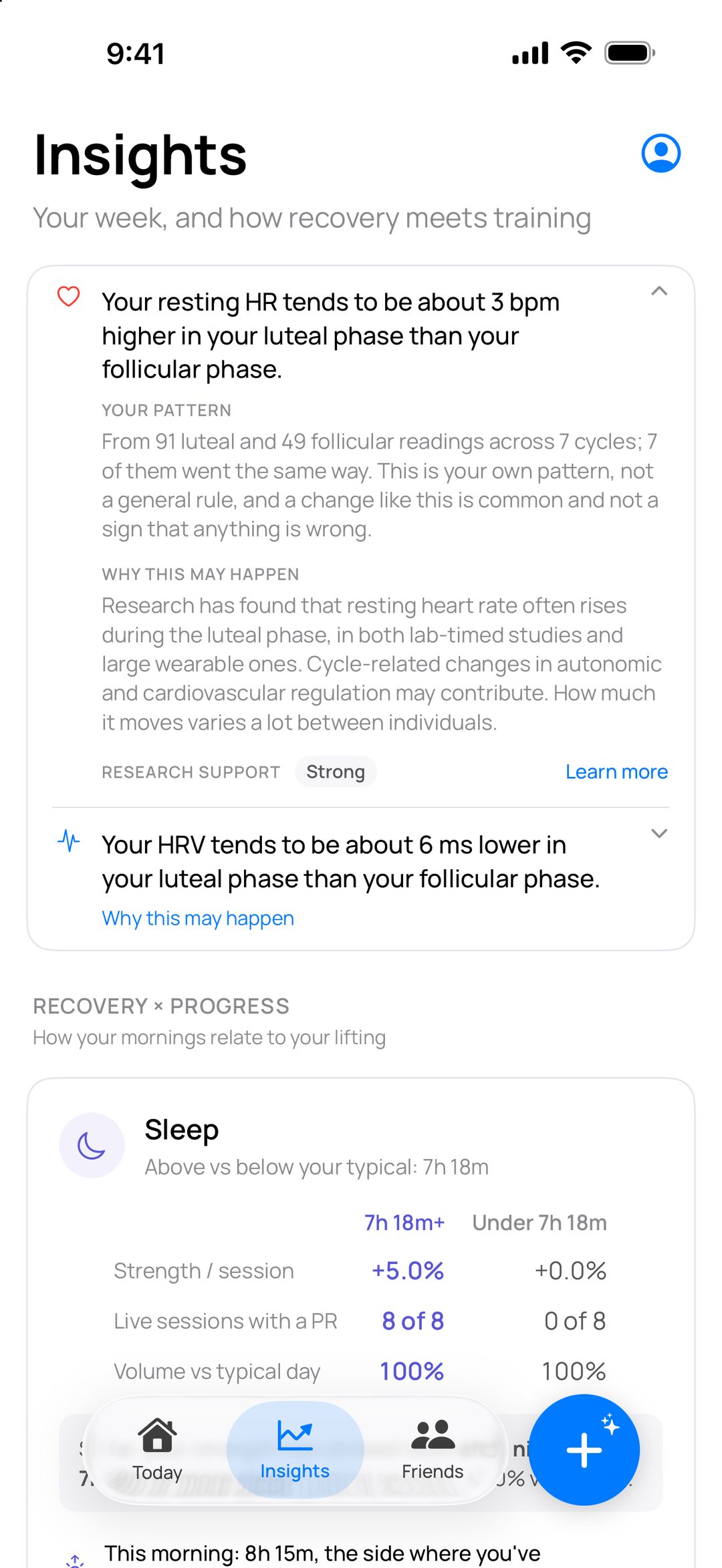 A personal pattern with its readings and research support.